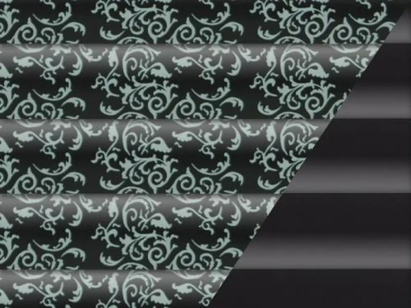 9762 - sivý dekor | čierna