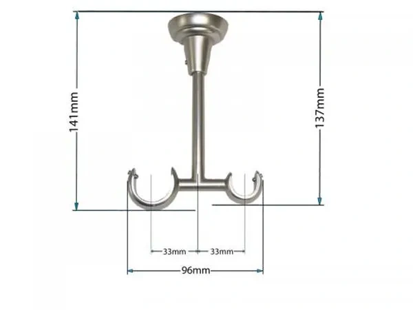 držiak 25x16 stropný