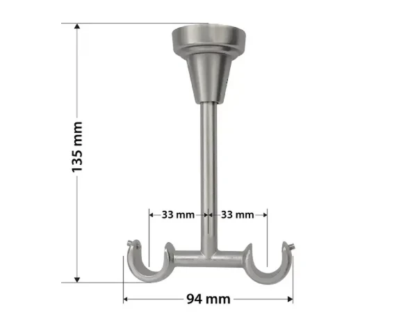 držiak 16x16 stropný
