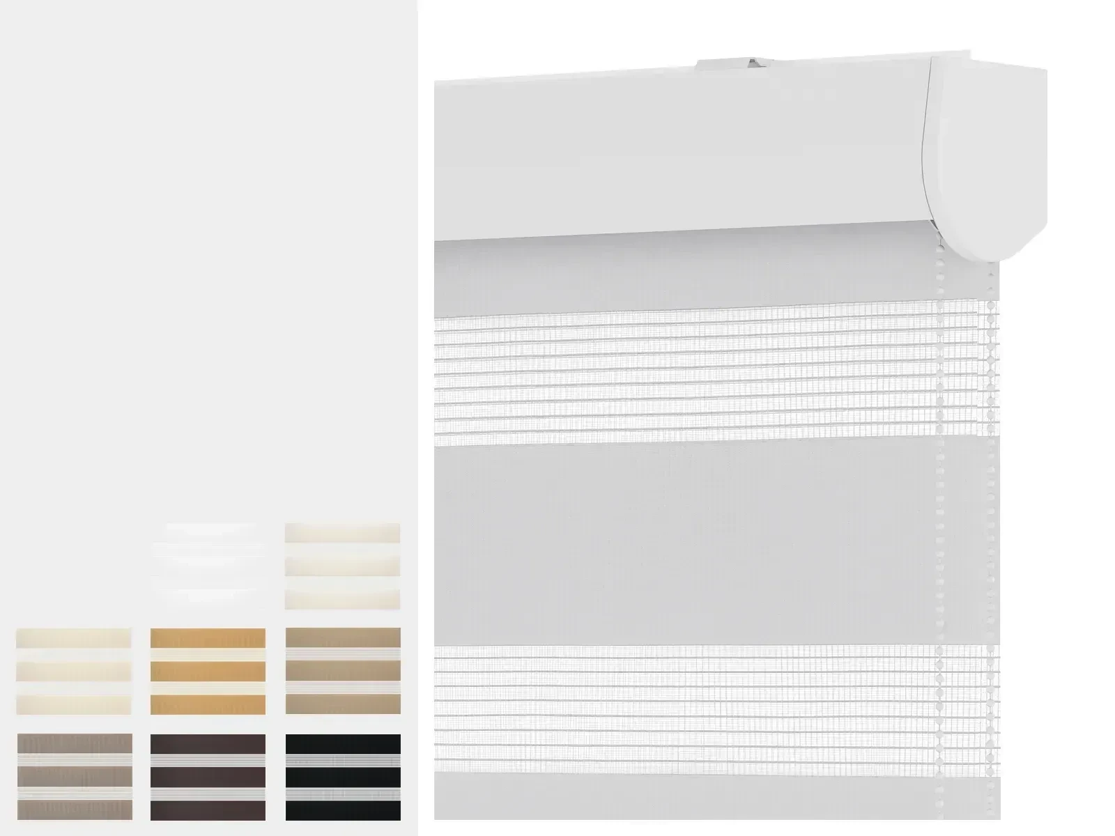 Roleta NOBLE - deň a noc - látka MIAMI