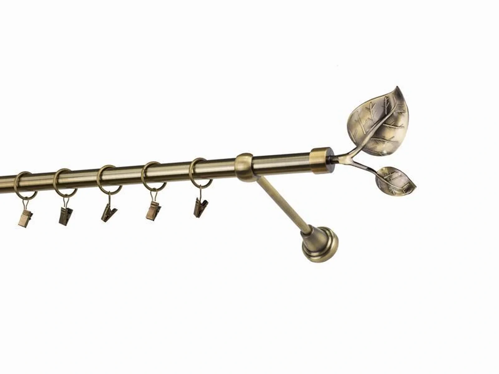 Garniža 19mm - 1rad - LIST VEĽKÝ - antik