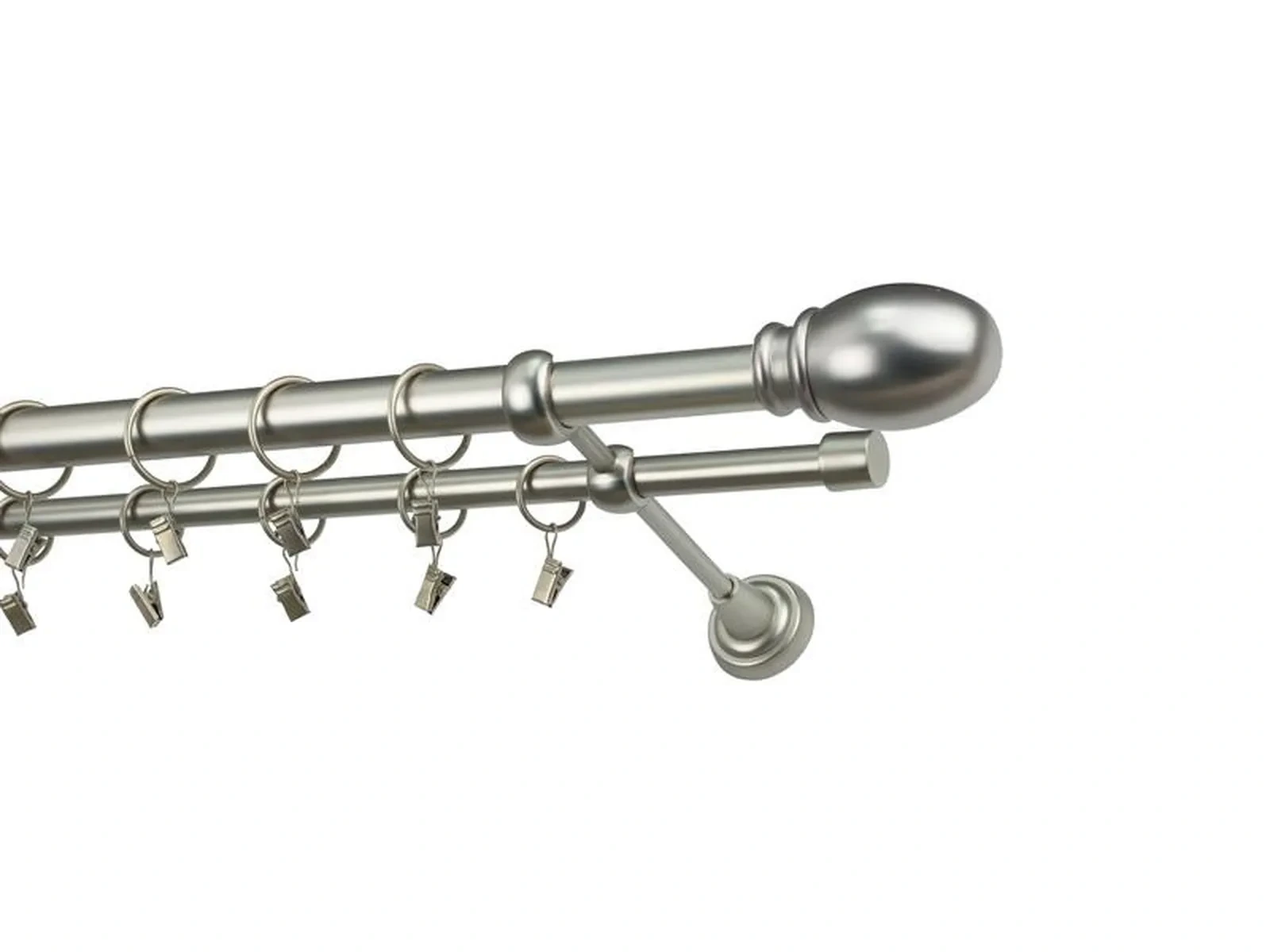 Garniža 25x16mm - 2rady - BELUNO - satin