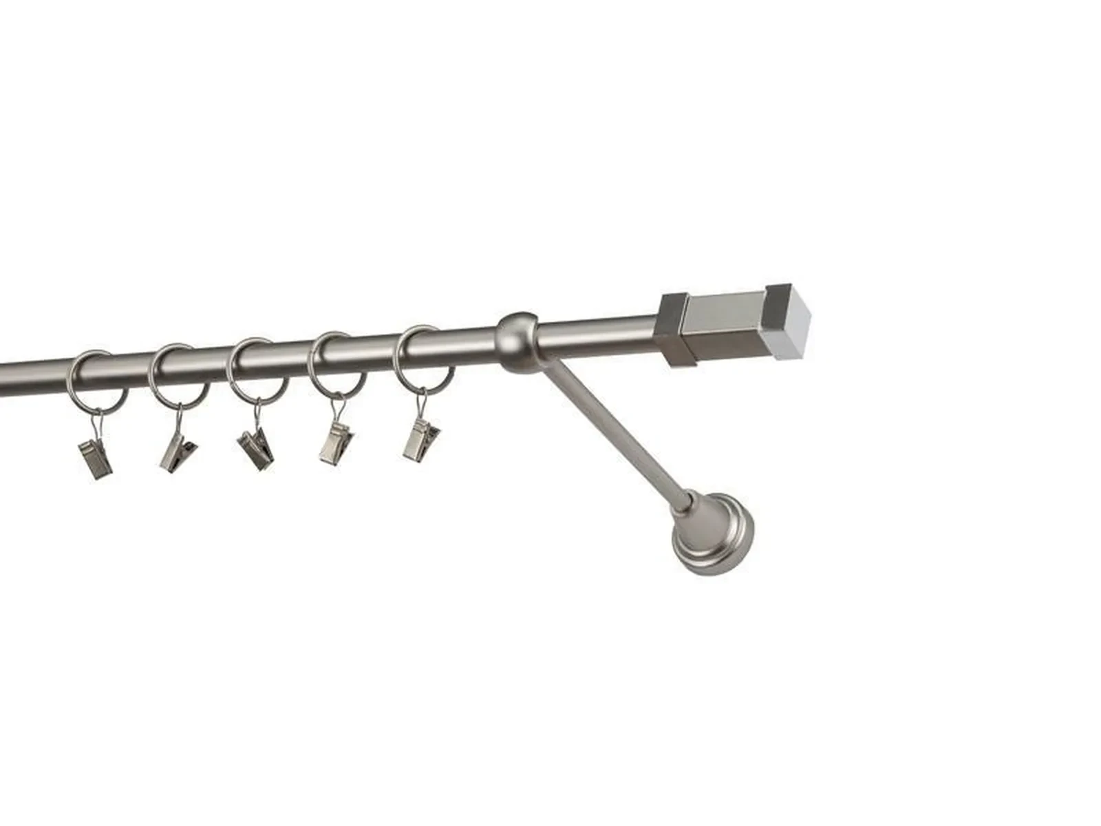 Garniža 16mm - 1rad - QUADRO - satin