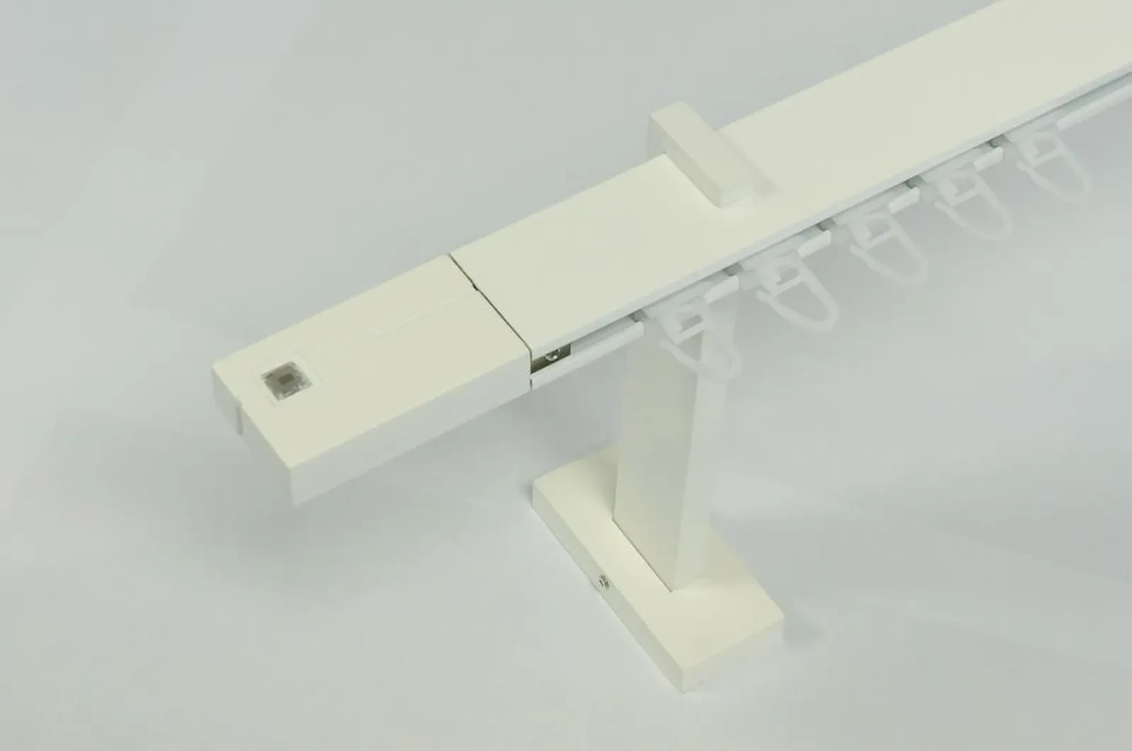 Garniža SQUARE LINE biela 1dr. - kon. biela KRYSTAL