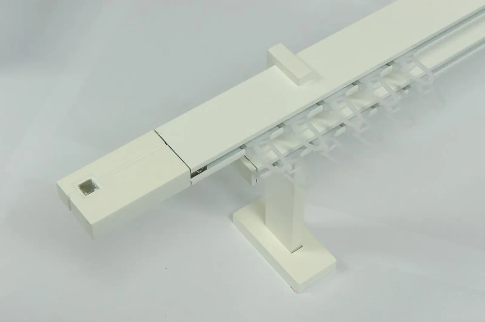 Garniža SQUARE LINE biela 2dr. - kon. biela KRYSTAL