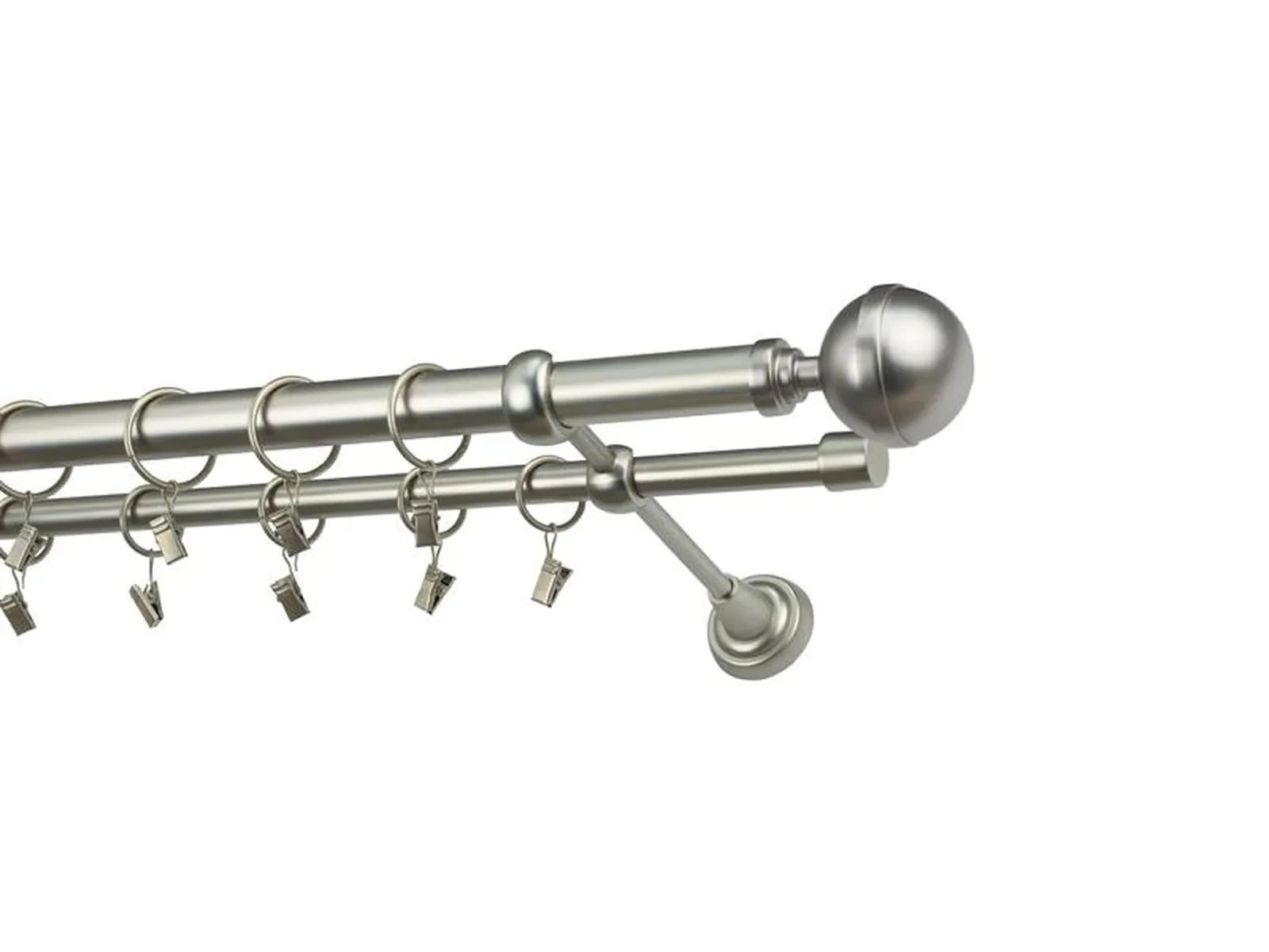 Garniža 25x16mm - 2rady - KALISTO - satin