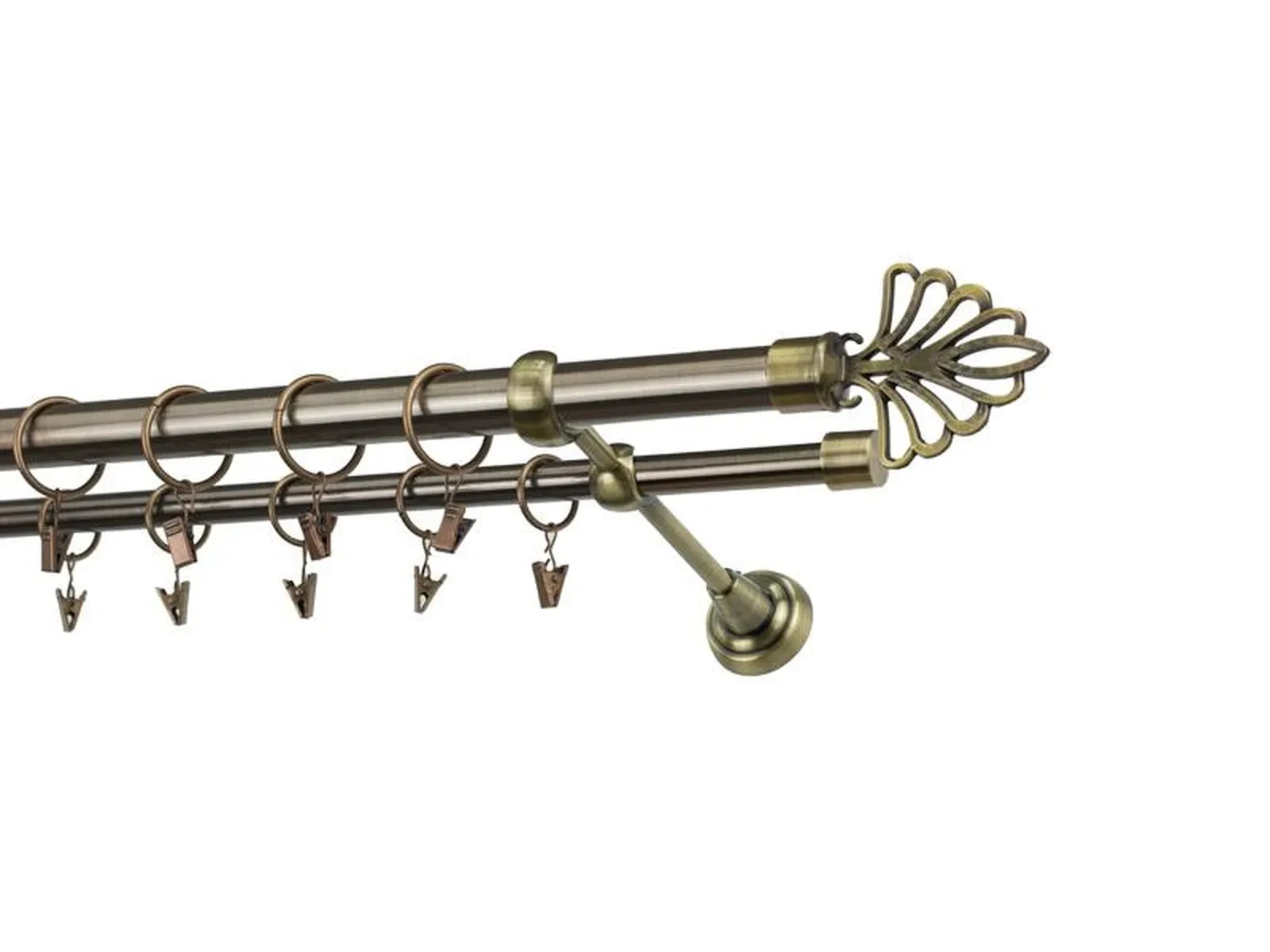 Garniža 25x16mm - 2rady - MODERN - antik