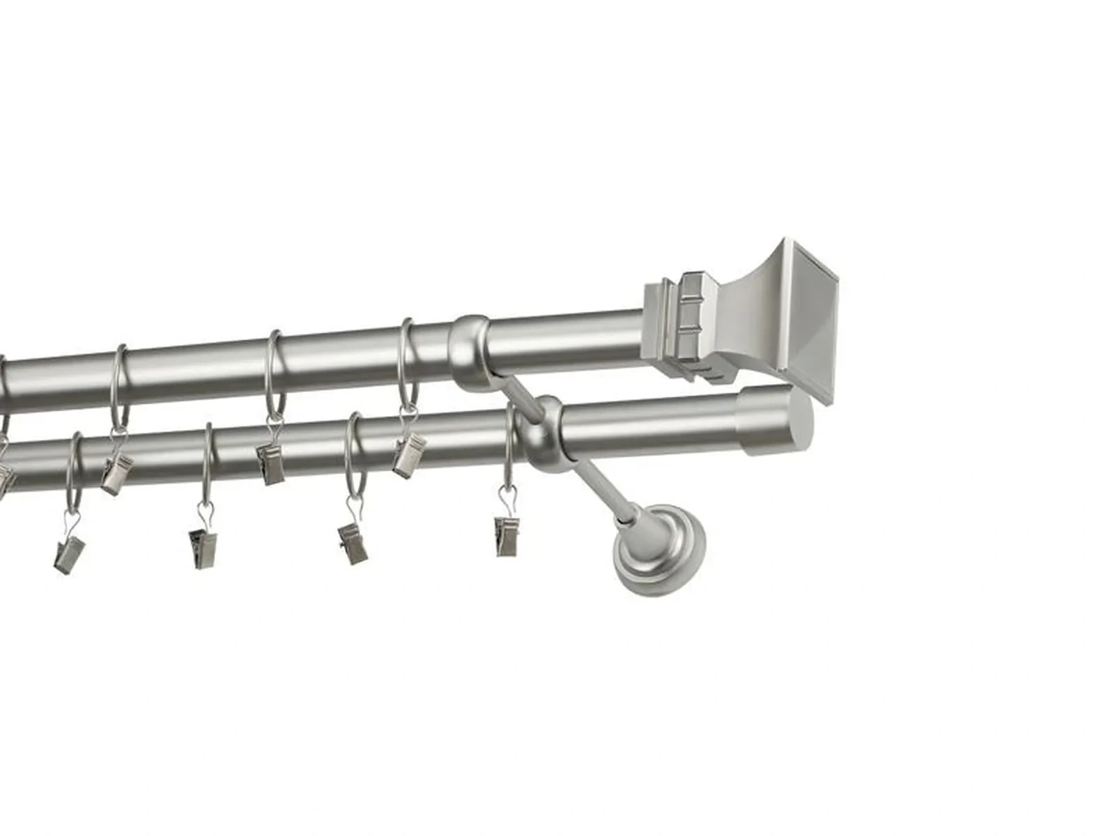 Garniža 25x25mm - 2rady - VEŽA - satin