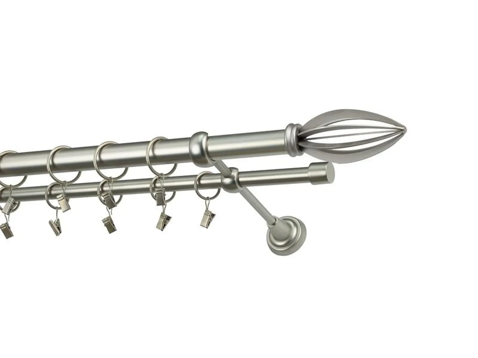 Garniža 25x16mm - 2rady - PANTEON - satin