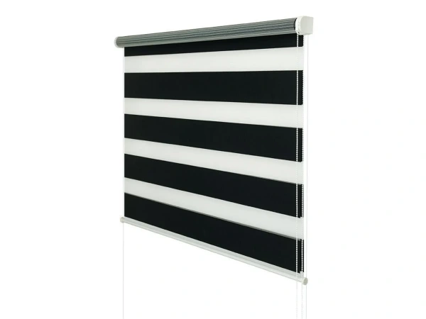 Roleta SOLID S - deň a noc - látka BLACK ELEGANCE 2