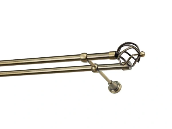 Garniža 19x19mm - 2rady - SPIRAL - antik 1