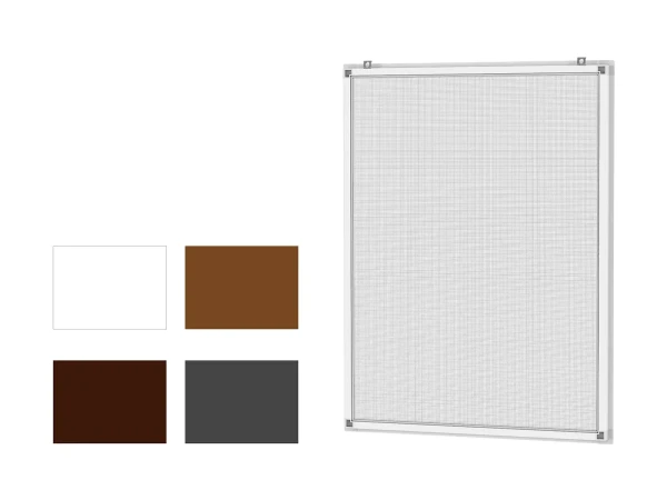 Sieťky proti hmyzu na OKNO - pevné KLIK - bežné odtiene