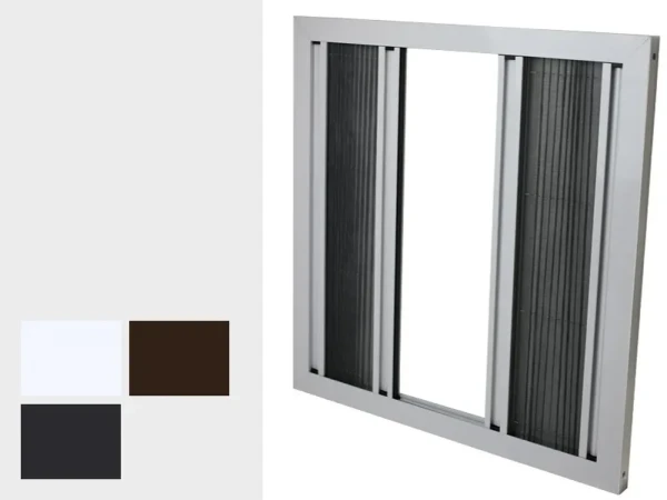 Sieťky na DVERE - PLISÉ dvojstranné - bežné farby