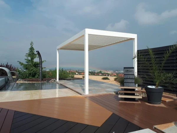 Bioklimatická pergola ARTOSI - voľne stojaca