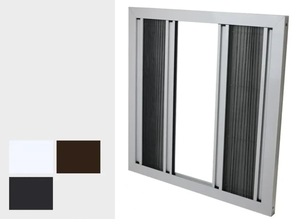 Sieťky na DVERE - PLISÉ dvojstranné - bežné farby