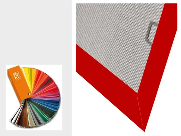 Sieťky na  OKNO - pevné - farby RAL