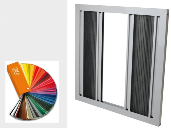 Sieťky na DVERE - PLISÉ dvojstranné - farby RAL