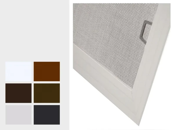 Sieťky na  OKNO - pevné - bežné odtiene