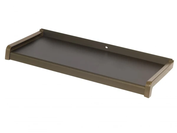 Vonkajšie hliníkové parapety ťahané - bronz elox