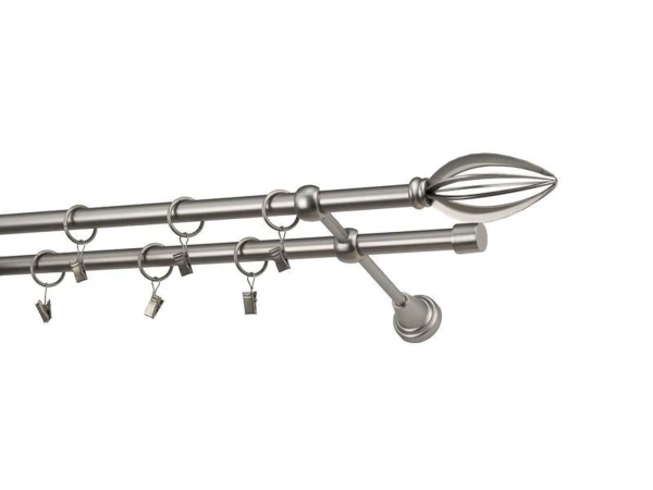 Garniža 16x16mm - 2rady - PANTEON - satin