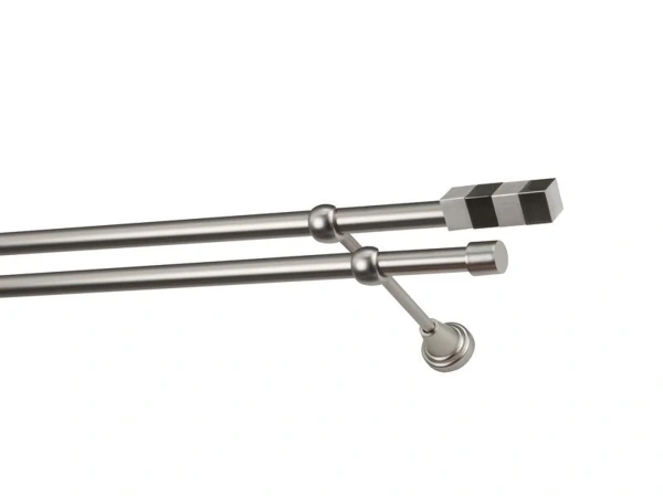 Garniža 19x19mm - 2rady - QUADRO - satin 1