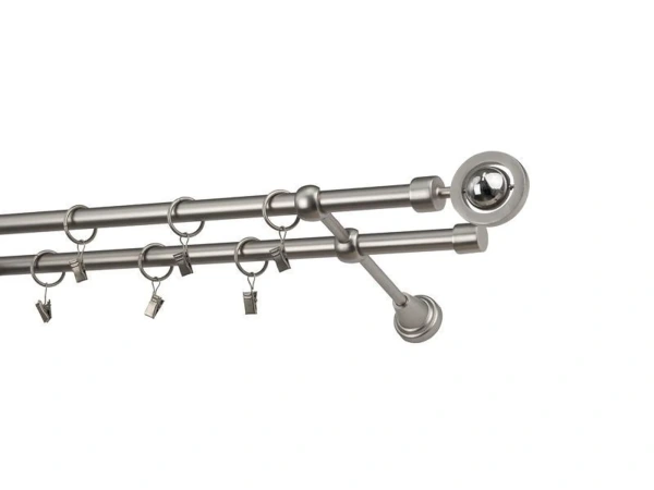 Garniža 16x16mm - 2rady - JUPITER - satin