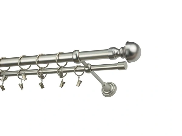 Garniža 25x16mm - 2rady - BOSTON - satin