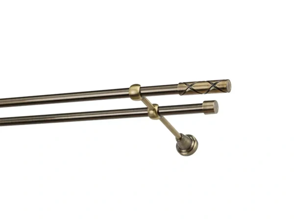 Garniža 16x16mm - 2rady - COKOL - antik 1