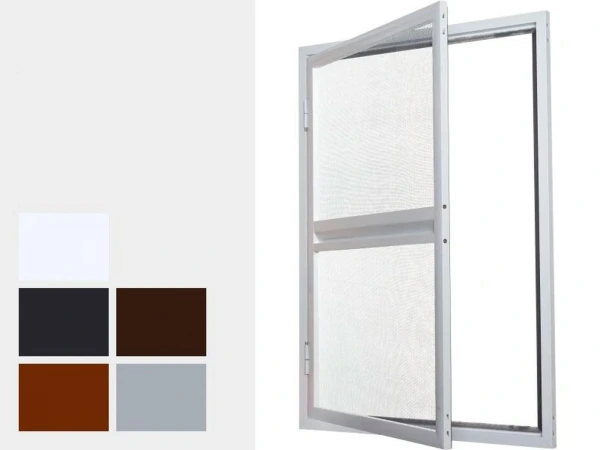 Sieťky na DVERE  - pántové v ráme SMART - bežné odtiene