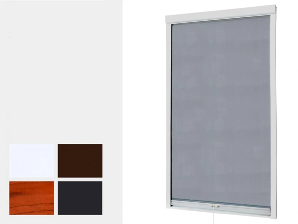 Sieťky na STREŠNÉ OKNO - rolovanie z hora -  bežné farby