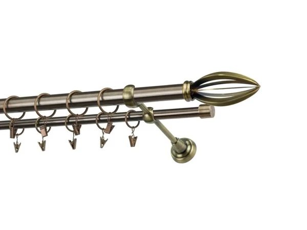 Garniža 25x16mm - 2rady - PANTEON - antik