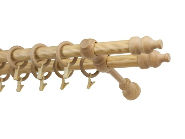 Garniža drevená 28x28mm dvojradová - BOROVICA