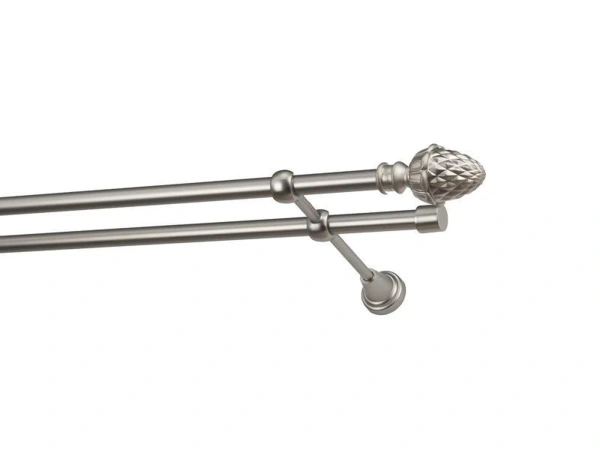 Garniža 16x16mm - 2rady - ŽALUĎ - satin 1