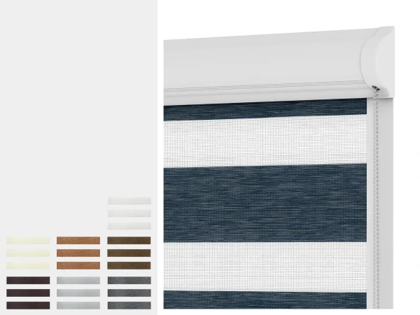 Roleta SWING LITE - deň a noc - látka OLYMPOS