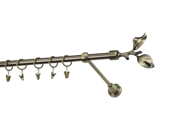 Garniža 16mm - 1rad - LIST ROSE - antik