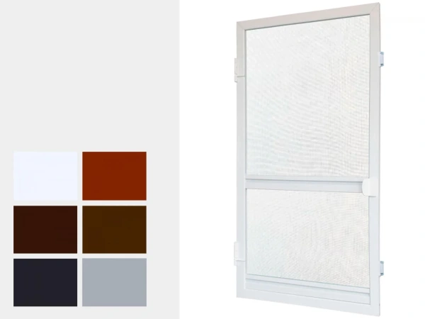 Sieťky na DVERE  - pántové - bežné odtiene
