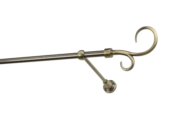 Garniža 16mm - 1rad - HÁK DVOJITÝ - antik 1