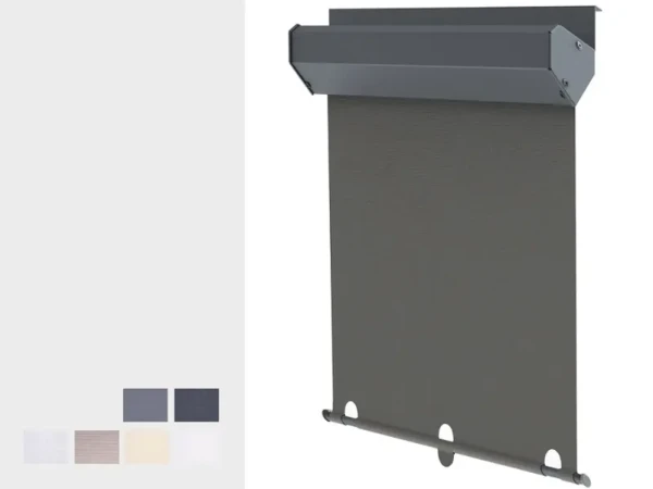 Vonkajšia screenová roleta pre strešné okná - SCREEN SKY - látka SOLTIS