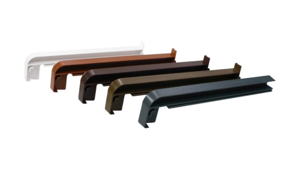 Vonkajšie hliníkové parapety ťahané - antracit RAL 7016 2