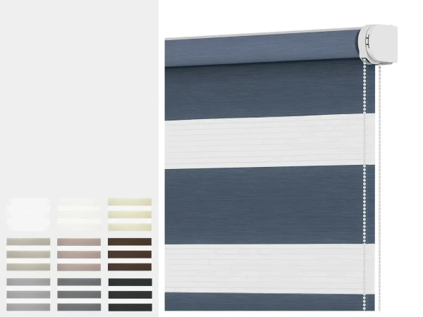Roleta SOLID S - deň a noc - látka IBIZA