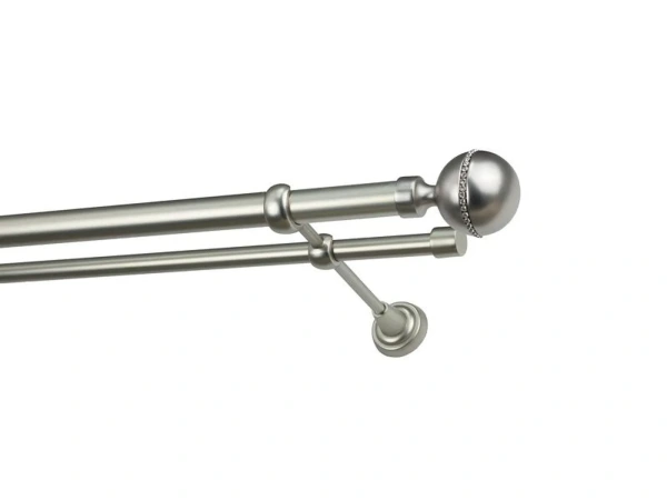 Garniža 25x16mm - 2rady - KALISTO CRYSTAL - satin 1