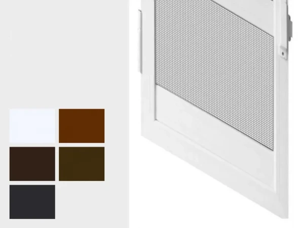 Sieťky na DVERE  - pántové - bežné odtiene