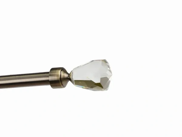 Garniža 16x16mm - 2rady - CRYSTAL CONE - antik 5