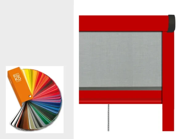 Sieťky na  OKNO - rolovacie - farby RAL