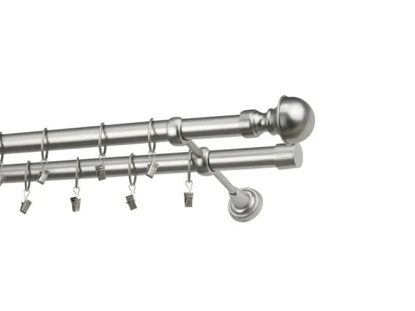 Garniža 25x25mm - 2rady - BOSTON - satin