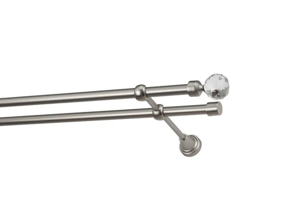 Garniža 16x16mm - 2rady - GUĽA CRYSTAL - satin 1