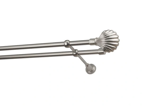 Garniža 16x16mm - 2rady - MUŠĽA - satin 1