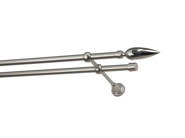 Garniža 16x16mm - 2rady - LINEA - satin 1