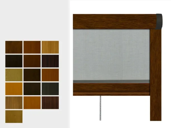 Sieťky na STREŠNÉ OKNO - rolovanie z hora - renolit