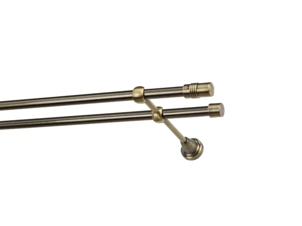 Garniža 16x16mm - 2rady - CYLINDER - antik 1